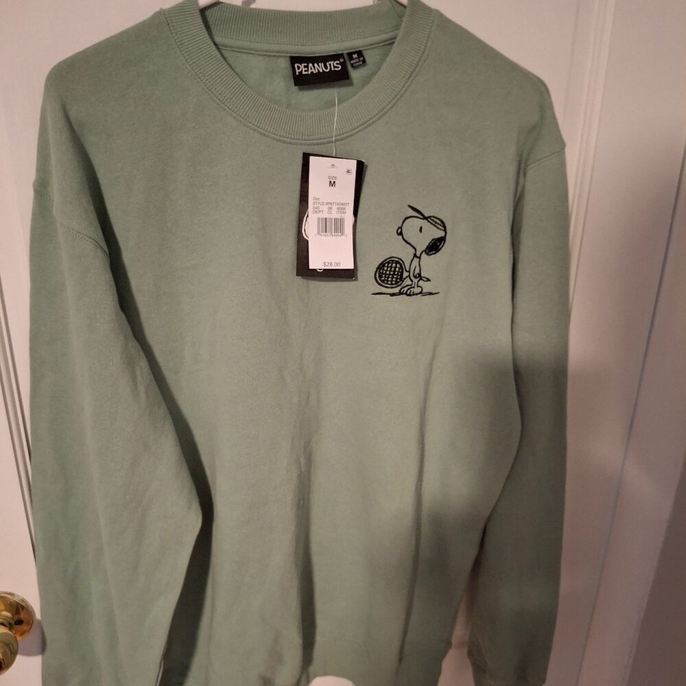 Peanuts Tennis Crewneck Sweater